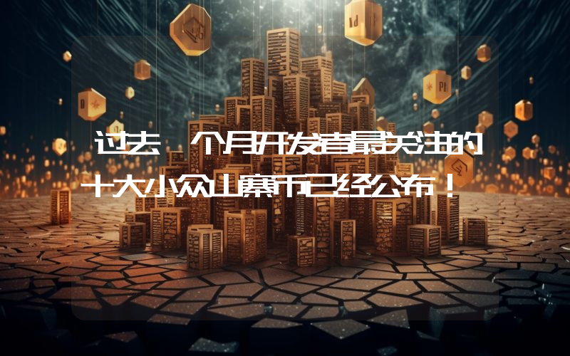 过去一个月开发者最关注的十大小众山寨币已经公布！