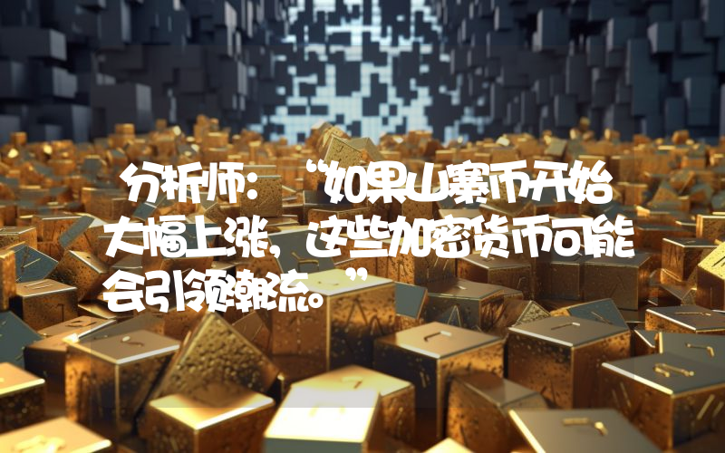 分析师：“如果山寨币开始大幅上涨，这些加密货币可能会引领潮流。”