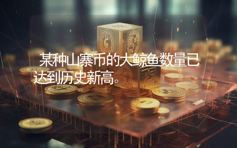 某种山寨币的大鲸鱼数量已达到历史新高。