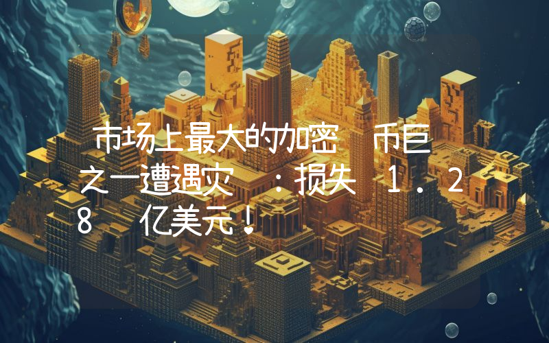 市场上最大的加密货币巨鲸之一遭遇灾难：损失 1.28 亿美元！
