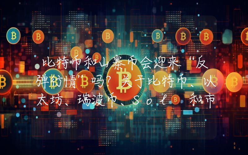 比特币和山寨币会迎来“反弹行情”吗？关于比特币、以太坊、瑞波币、Sol 和市场炒作的特别评论来啦！最引人注目的数据来自瑞波币！