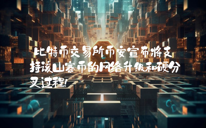 比特币交易所币安宣布将支持该山寨币的网络升级和硬分叉过程！