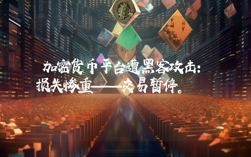 加密货币平台遭黑客攻击：损失惨重——交易暂停。