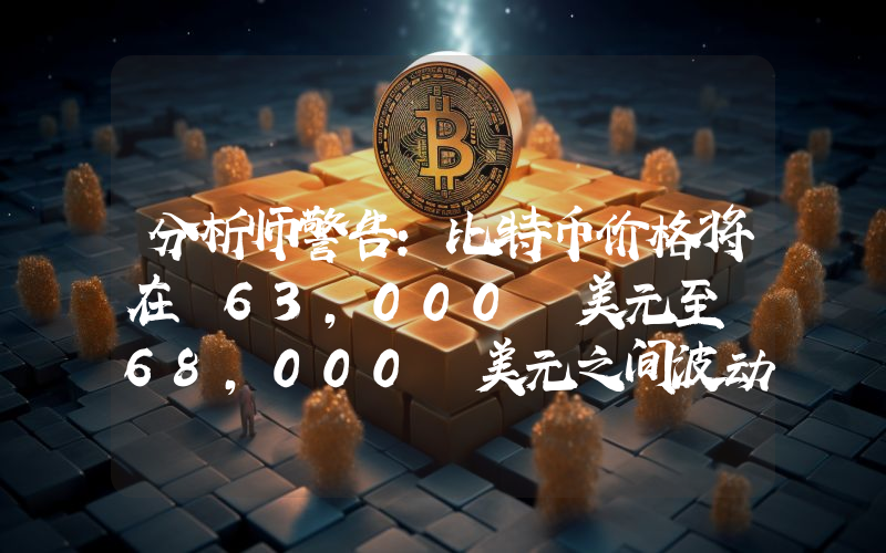 分析师警告：比特币价格将在 63,000 美元至 68,000 美元之间波动，需谨慎！