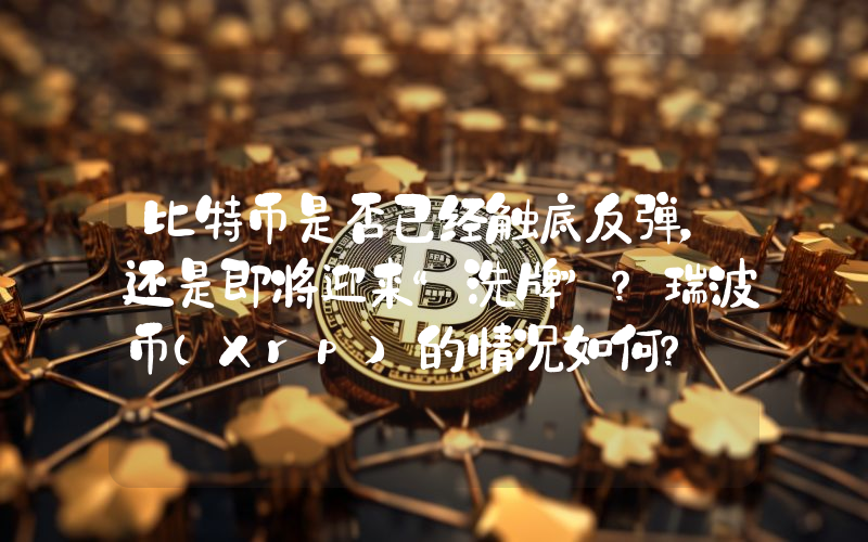 比特币是否已经触底反弹，还是即将迎来“洗牌”？瑞波币（Xrp）的情况如何？