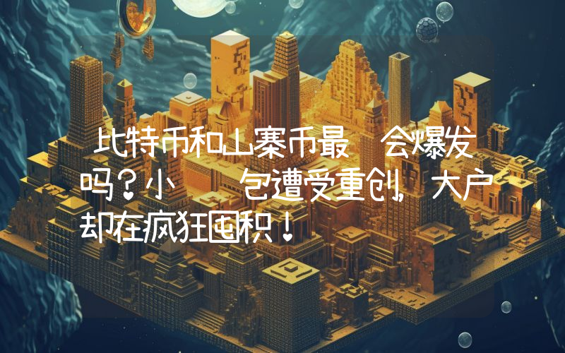 比特币和山寨币最终会爆发吗？小额钱包遭受重创，大户却在疯狂囤积！