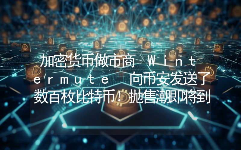 加密货币做市商 Wintermute 向币安发送了数百枚比特币！抛售潮即将到来吗？