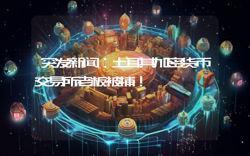 突发新闻：土耳其加密货币交易所老板被捕！