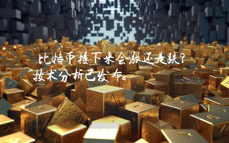 比特币接下来会涨还是跌？技术分析已发布。