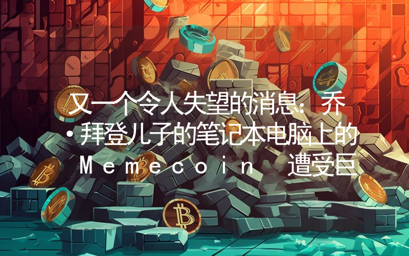 又一个令人失望的消息：乔·拜登儿子的笔记本电脑上的 Memecoin 遭受巨大损失！