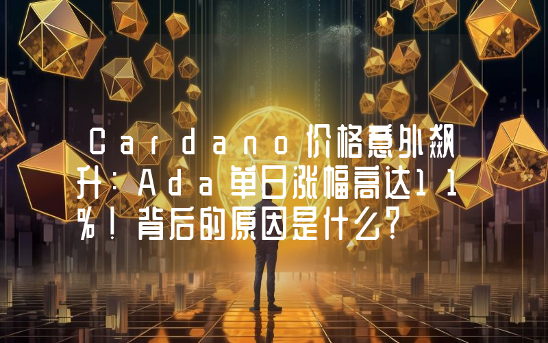 Cardano价格意外飙升：Ada单日涨幅高达11%！背后的原因是什么？