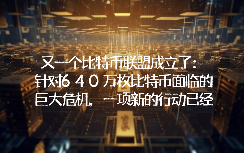又一个比特币联盟成立了：针对640万枚比特币面临的巨大危机，一项新的行动已经出炉！详情如下……