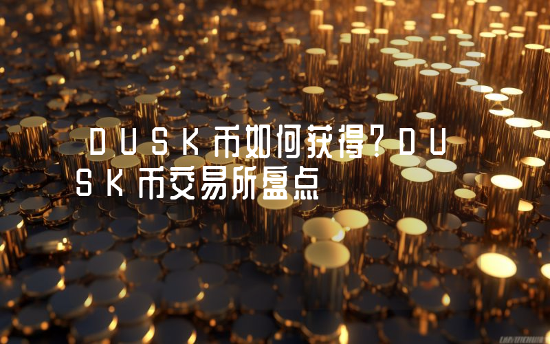 DUSK币如何获得？DUSK币交易所盘点