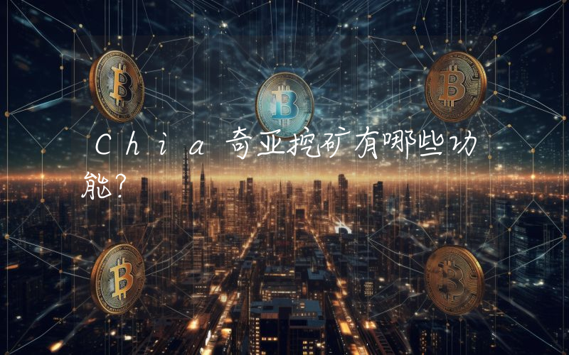 Chia奇亚挖矿有哪些功能？