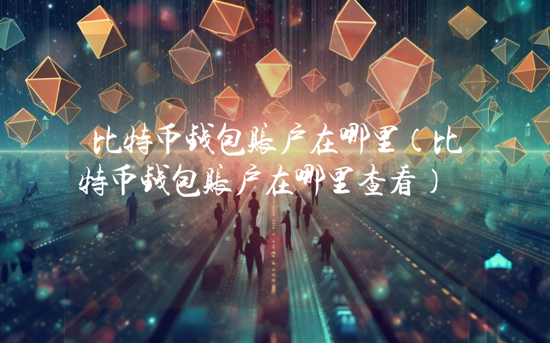 比特币钱包账户在哪里（比特币钱包账户在哪里查看）