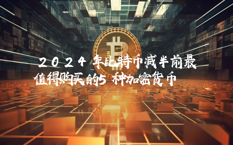 2024年比特币减半前最值得购买的5种加密货币