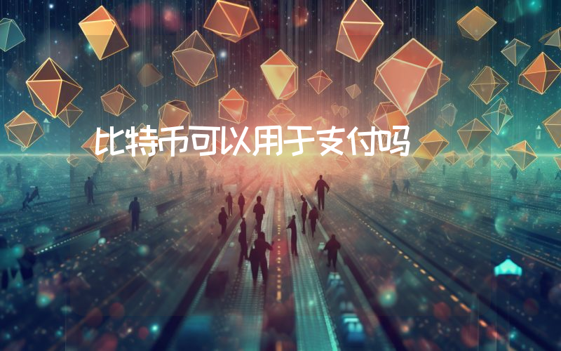 比特币可以用于支付吗