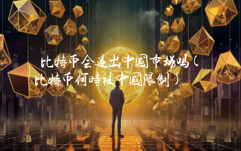 比特币会退出中国市场吗(比特币何时被中国限制)