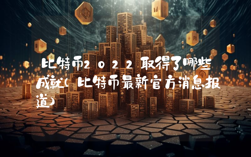 比特币2022取得了哪些成就(比特币最新官方消息报道)