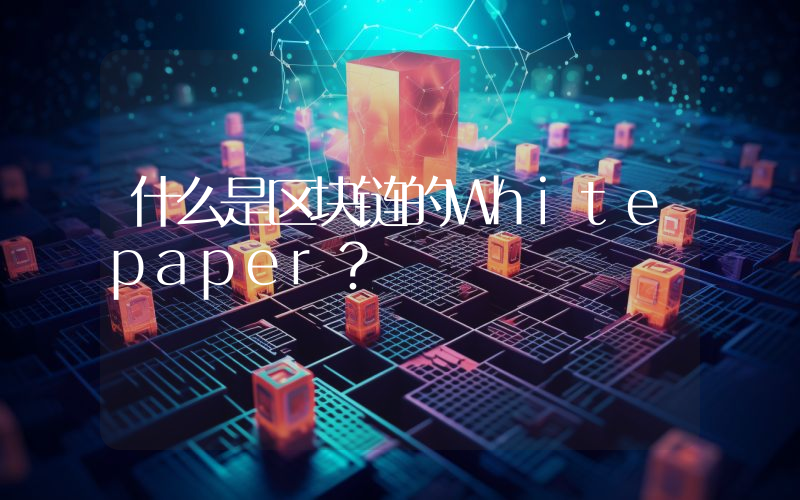 什么是区块链的Whitepaper？