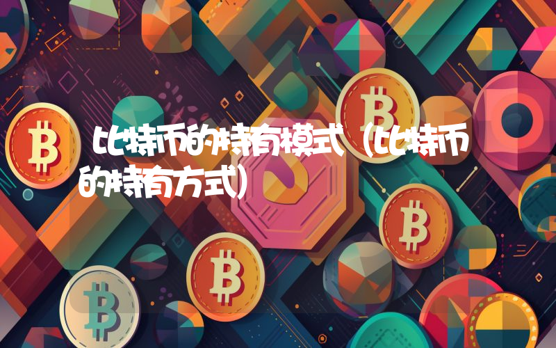 比特币的持有模式（比特币的持有方式）