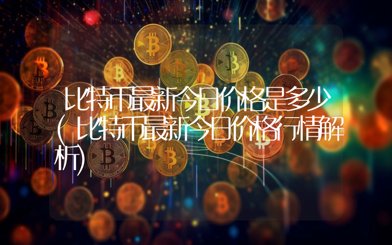 比特币最新今日价格是多少(比特币最新今日价格行情解析)