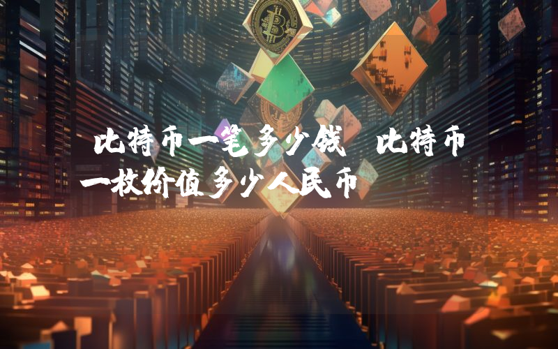 比特币一笔多少钱，比特币一枚价值多少人民币
