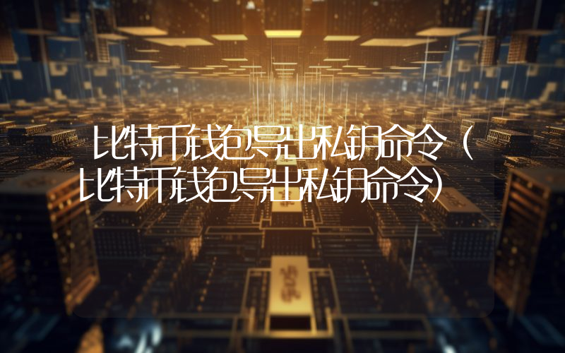 比特币钱包导出私钥命令（比特币钱包导出私钥命令）