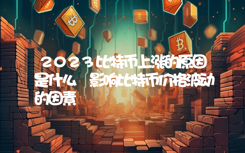2023比特币上涨的原因是什么 影响比特币价格波动的因素