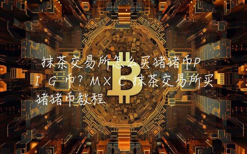 抹茶交易所怎么买猪猪币PIG币？MXC抹茶交易所买猪猪币教程