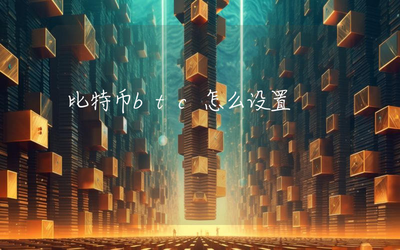 比特币btc怎么设置