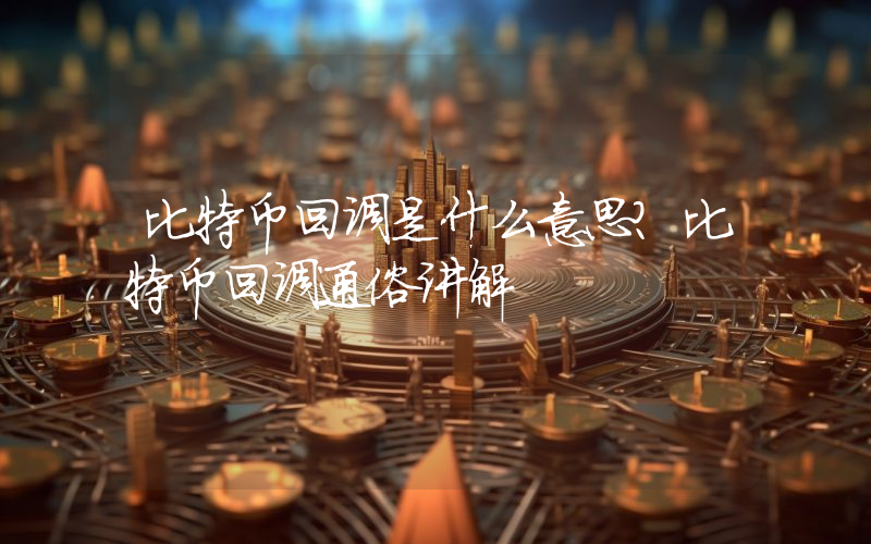比特币回调是什么意思？比特币回调通俗讲解