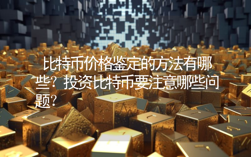比特币价格鉴定的方法有哪些？投资比特币要注意哪些问题？