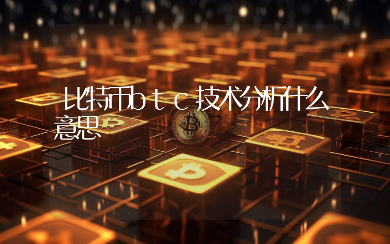比特币btc技术分析什么意思