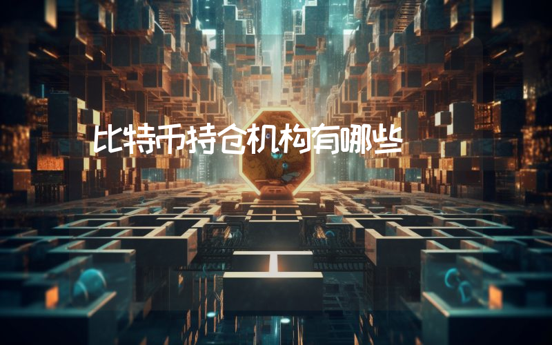 比特币持仓机构有哪些