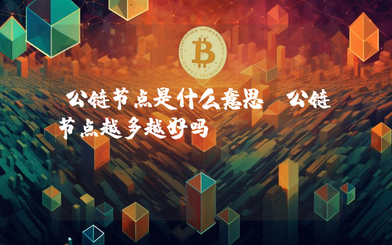 公链节点是什么意思？公链节点越多越好吗？