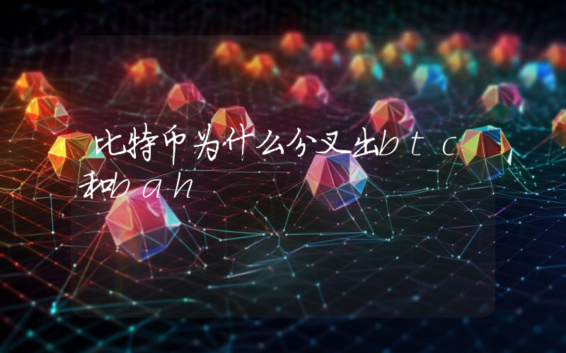 比特币为什么分叉出btc和bah