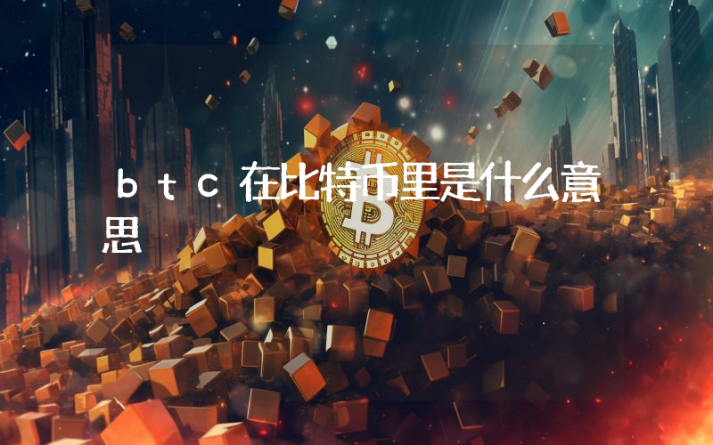 btc在比特币里是什么意思