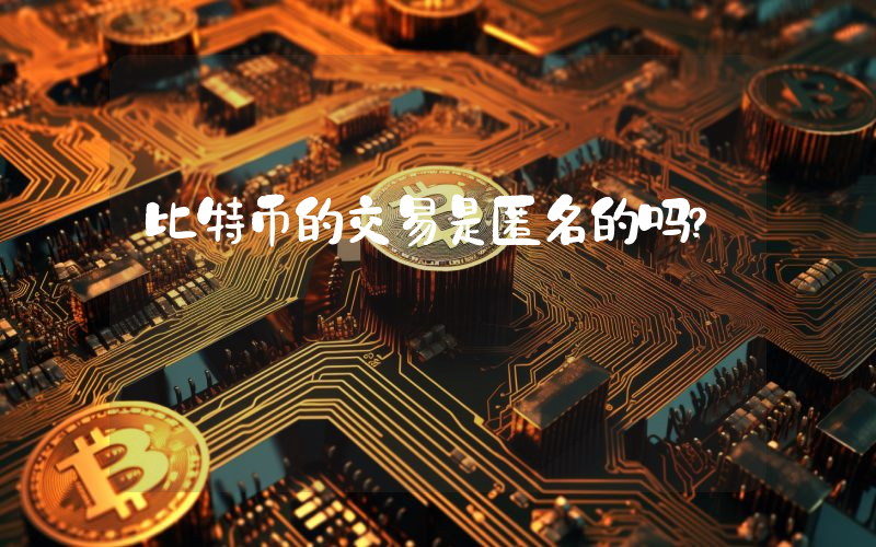 比特币的交易是匿名的吗？