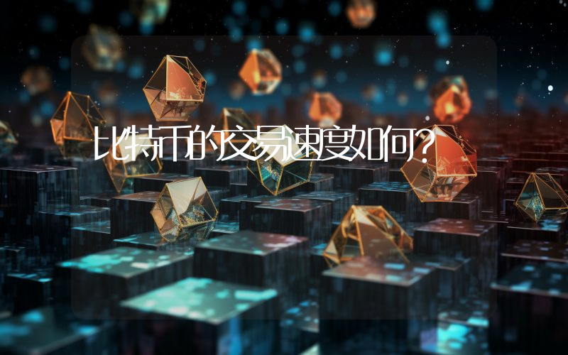 比特币的交易速度如何？