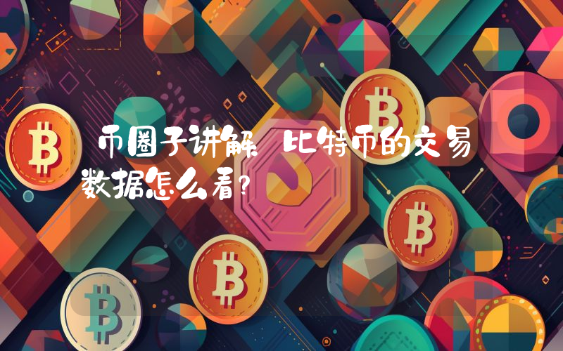 币圈子讲解：比特币的交易数据怎么看？