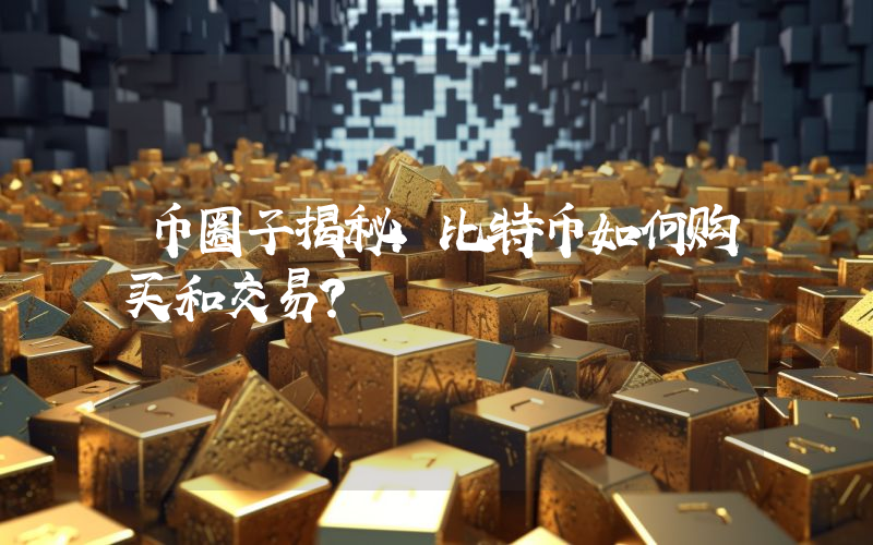 币圈子揭秘：比特币如何购买和交易？