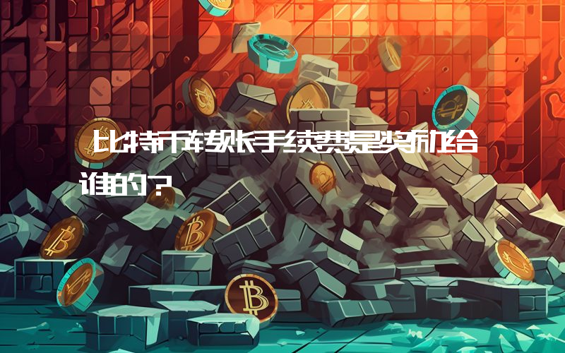 比特币转账手续费是奖励给谁的？