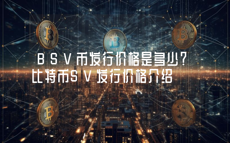 BSV币发行价格是多少？比特币SV发行价格介绍