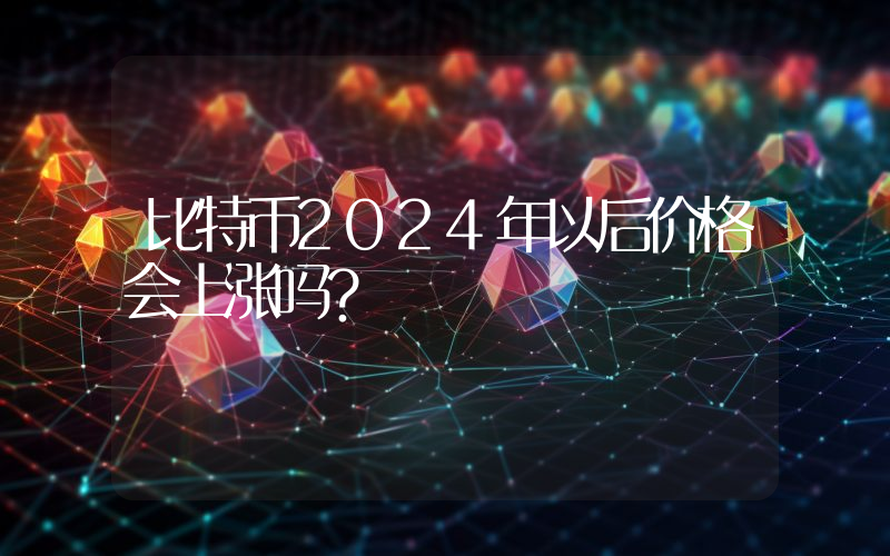 比特币2024年以后价格会上涨吗？
