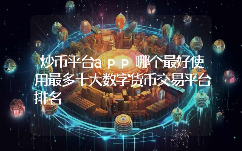 炒币平台app哪个最好使用最多十大数字货币交易平台排名