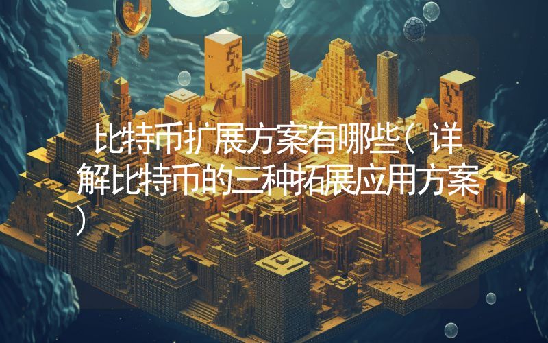 比特币扩展方案有哪些(详解比特币的三种拓展应用方案)