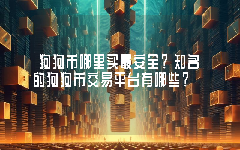 狗狗币哪里买最安全？知名的狗狗币交易平台有哪些？