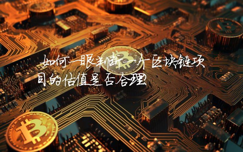 如何一眼判断一个区块链项目的估值是否合理？