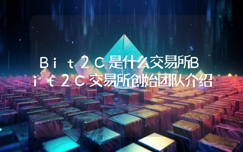 Bit2C是什么交易所Bit2C交易所创始团队介绍